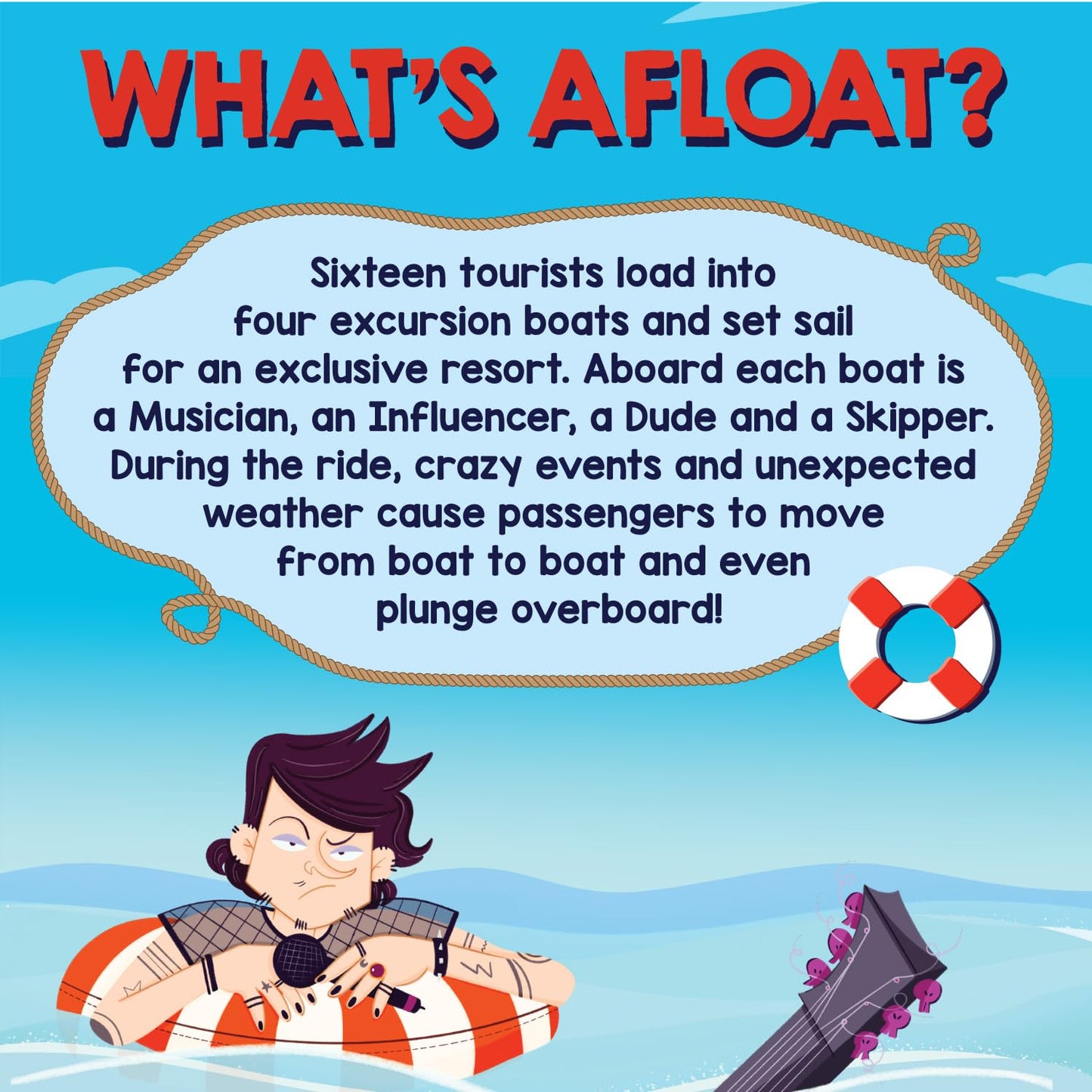 MindWare Overboard! Strategy Board Game for Kids & Families - Adventurous Dice Game with Boats, Passengers & Cards, 2-4 Players, Ages 8+