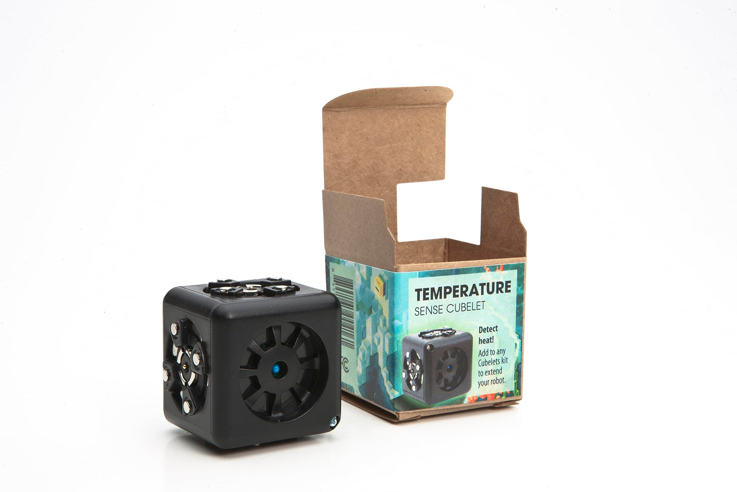 Modular Robotics Cubelets Robot Blocks - Cubelets Temperature Robot Cube for Home Robotics STEM Kit - Temperature Detector - Ages 4+