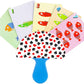 Regal Games 4 Pack Card Holders for Playing Cards - Kids Card Holder with Plastic Paddles - Ideal for Family Fun Game Night and Travel (Ages 3+)