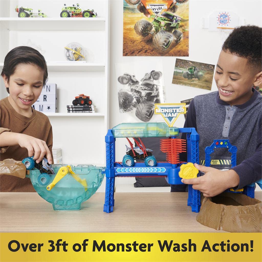 Monster Jam 6060518 MNJ VHP 1t64 Power Wash Playset GML