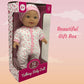 12 Inch Talking Baby Dolls for 3 Year Old Girls - Soft Body Interactive Baby Doll for Kids That Can Talk, Cry, Sing and Laugh - Makes 24 Cute Sounds