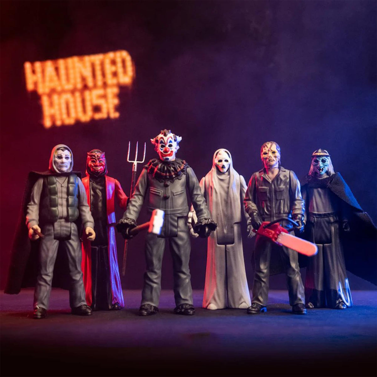 Trick Or Treat Studios Haunt 3.75 Inch Action Figure 2-Pack | Clown & Devil