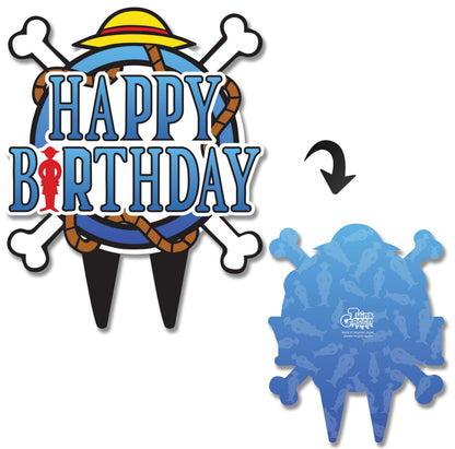 Anime Birthday Cake Topper Girls Boys One Party Decorations