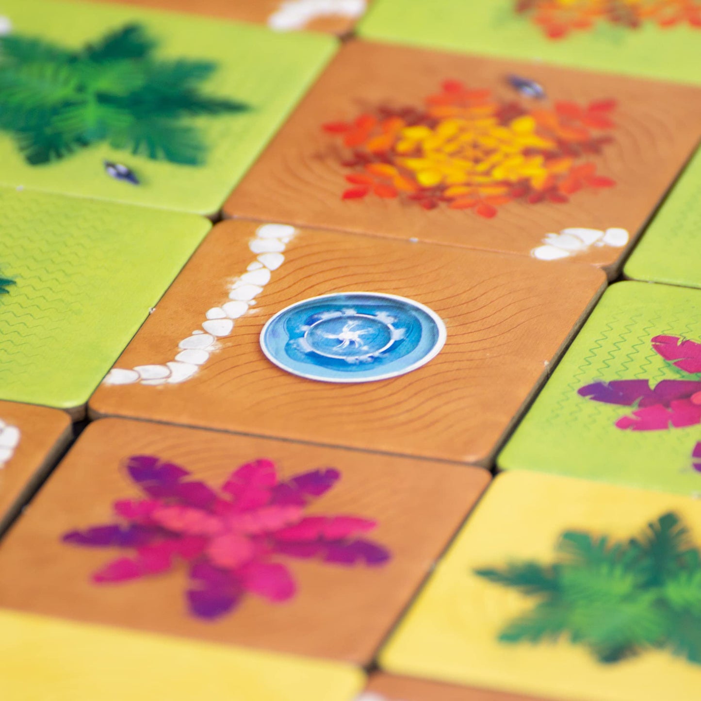 Sit Down! Gardeners - Sit Down! Tile-Placement Game, Arrange As Many Gardens As Possible, Simultaneous Cooperative Game, Play Solo Mode Or with Up