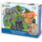 Learning Resources Jumbo Jungle Animals Mommas and Babies - Safari Animal Toys, Toddler Animal Figurines, Toy Figures for Kids, Jungle Toys, Pretend