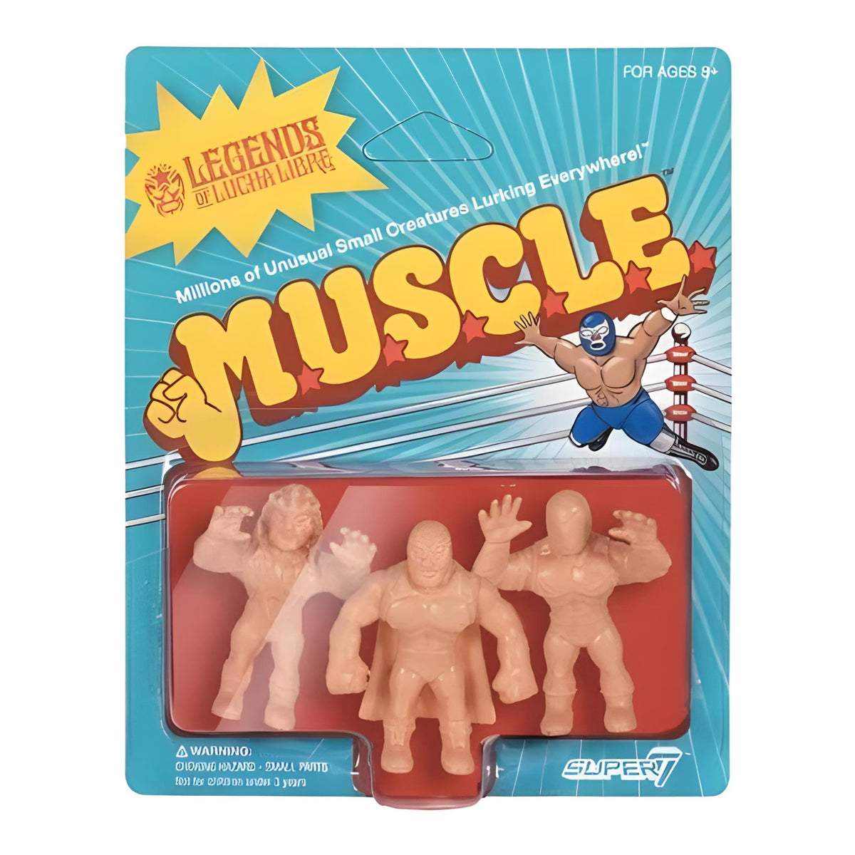 Super7 Legends of Lucha Libre M.U.S.C.L.E. Mini-Figure Set | Pack A