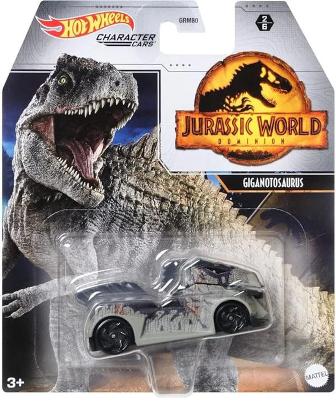 Hot Wheels Jurassic World Character Cars Set of 4 Diecast Vehicles from GRM80-956A Release