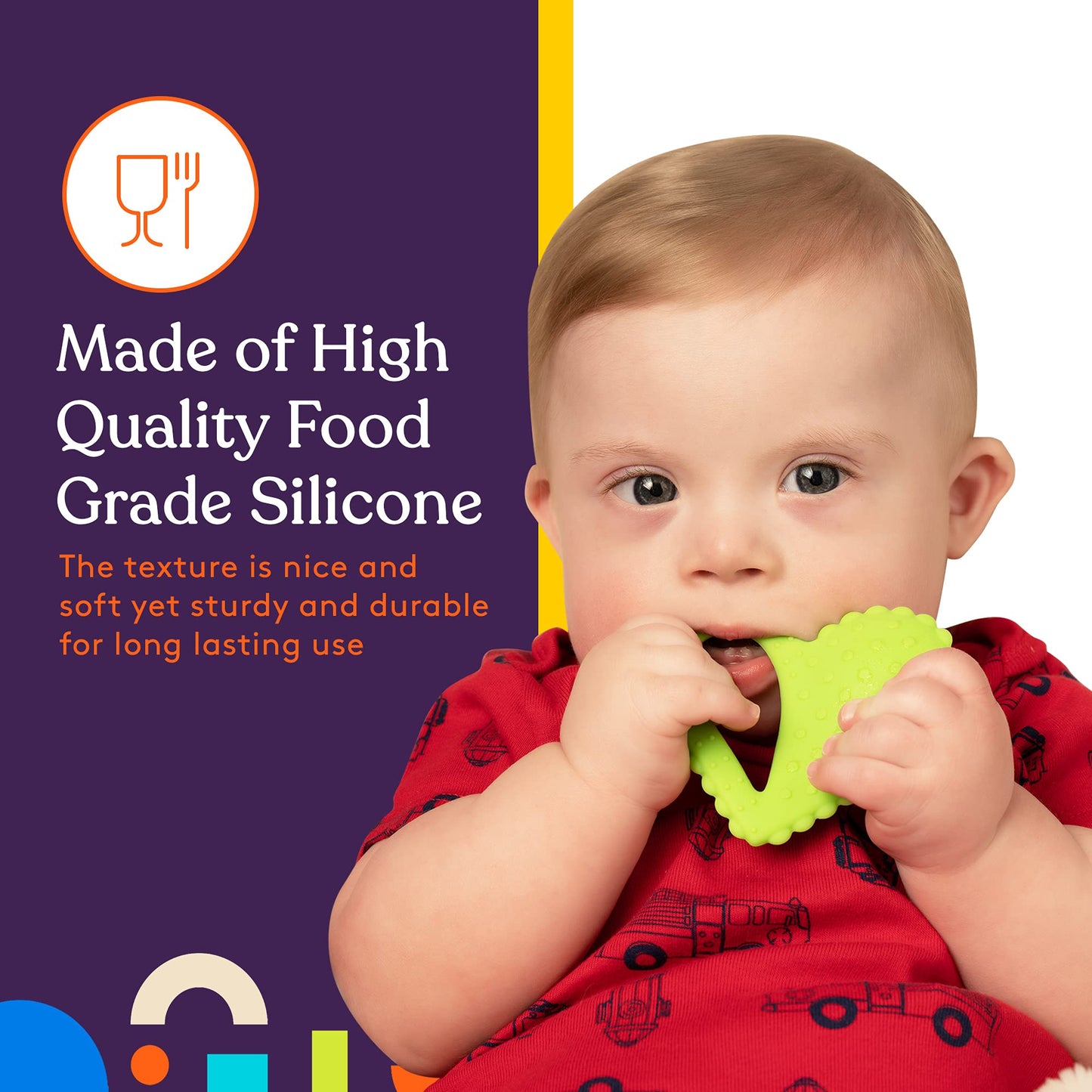 Special Supplies Teether Heart Spoon Oral Motor Therapy Tools, Textured Stimulation and Sensory Input Treatment for Babies and Toddlers, BPA Free