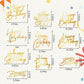 10PCS Gold Happy Birthday Cake Toppers Mirror Acrylic Cake Toppers, Gold Acrylic Birthday Cupcake Toppers for DIY Cake Decor Cake Tools Birthday Party