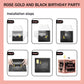 Happy Birthday Party Decorations for Women,Black PInk Balloons,Birthday Box Decor,Backdrop,Beers Foil Balloon