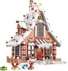 hahaspil Christmas Gingerbread House Ornaments Building Set Toys, with Led Light, for Kids, Boys, Girls & Adults, Christmas Decorations for Tabletop