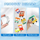 iPlay, iLearn Bath Toy Organizer W/Foam Letters, Toddler Bathtub Toy W/Storage Net, 32 Floating Alphabet Train Puzzle Bathtime Shower Water Play