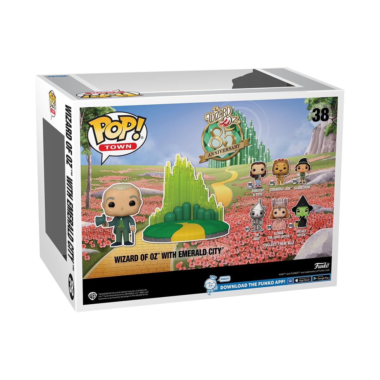 Funko POP! Town: The Wizard of Oz - Emerald City with Wizard - Collectable Vinyl Figure - Gift Idea - Official Merchandise - for Kids & Adults