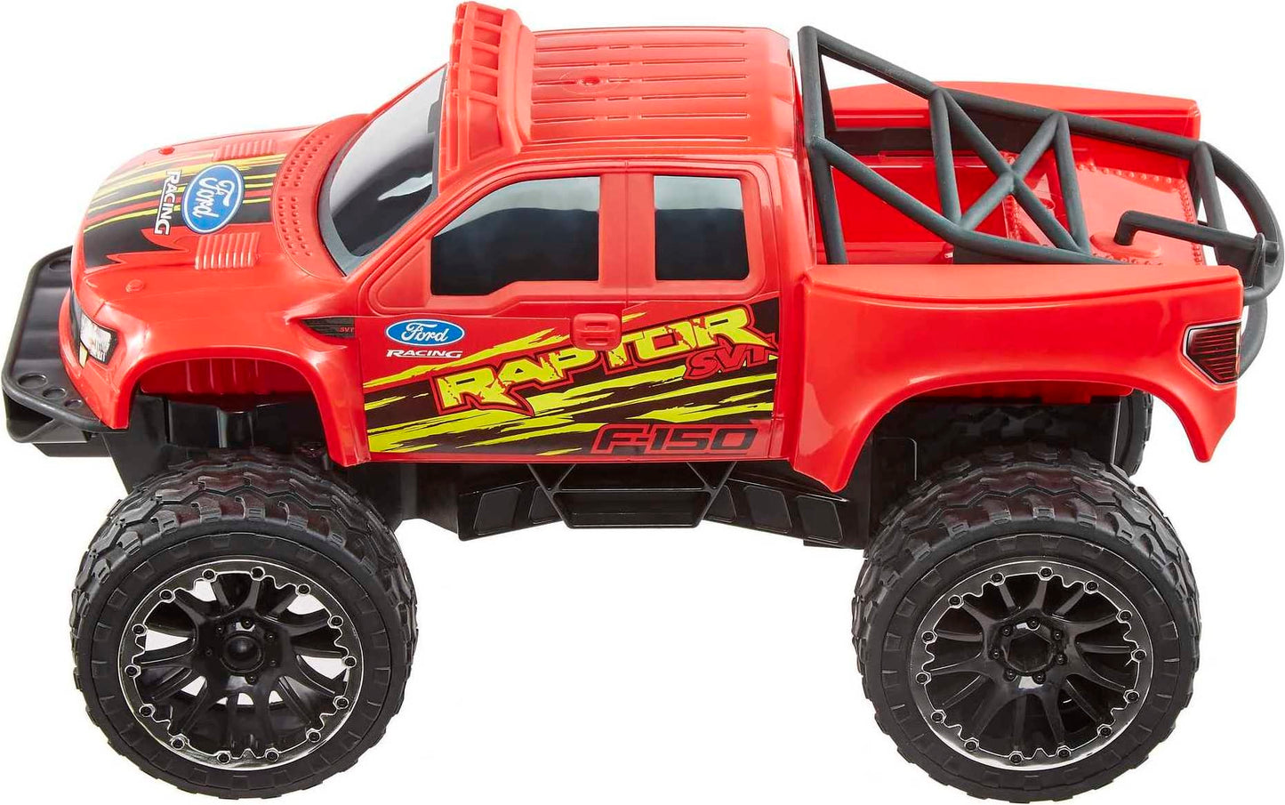 Mattel Hot Wheels RC Red Ford F-150, Full-Function Remote-Control Toy Truck, Large Wheels & High-Performance Engine, 2.4 GHz with Range of 65ft