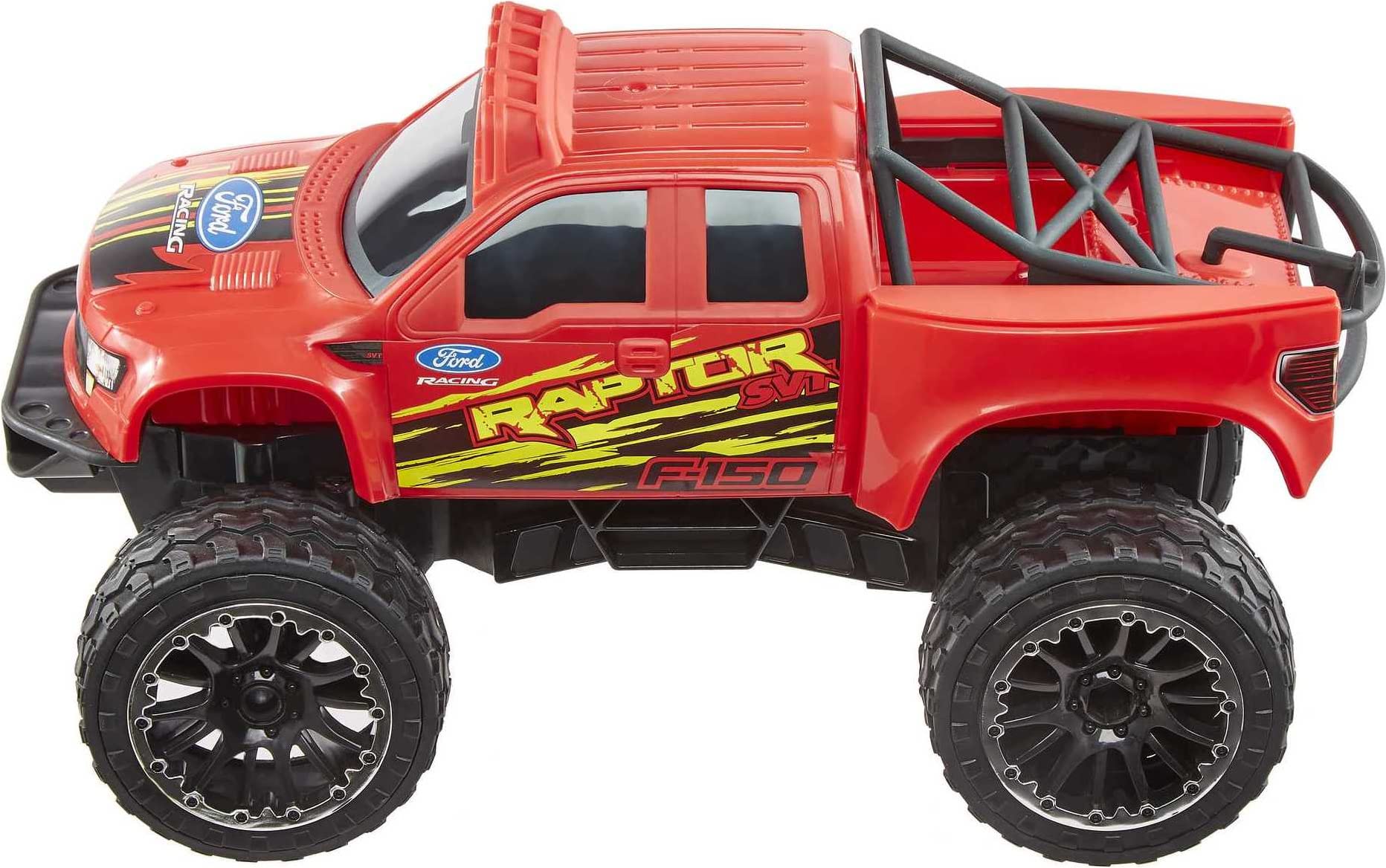 Mattel Hot Wheels RC Red Ford F-150, Full-Function Remote-Control Toy Truck, Large Wheels & High-Performance Engine, 2.4 GHz with Range of 65ft