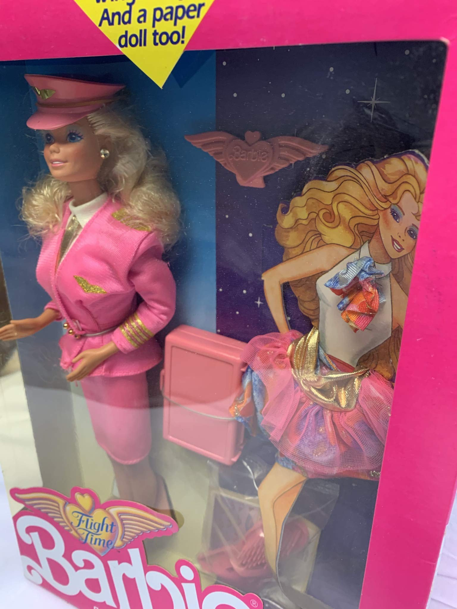 Barbie Doll Flight Time Gift Set 1989 New