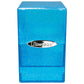 Ultra Pro - Satin Tower 100+ Card Deck Box (Glitter Blue) - Protect Your Gaming Cards, Sports Cards or Collectible Cards In Stylish Glitter Deck Box