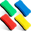 4PCS Dry Eraser Whiteboard Magnetic Erasers Mini Dry Board Erase for Teacher Home Kids Student Classroom