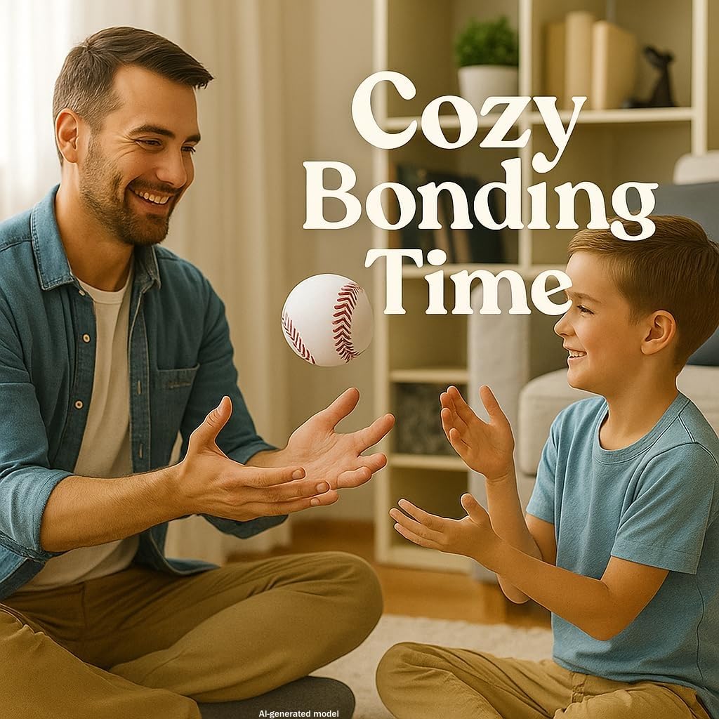 CatchStar Baseball Plush Stuffed for Boys: Soft Double Stitched 1000+ Throw-Tested Toys - Worry-Free Indoor Play Gifts - TV & Furniture-Safe 1-5 Yrs