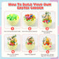 Easter Bunny Terrarium Kit for Kids, Mini Flower Garden Arts & Crafts, Easter Basket Stuffers, Rabbit Gardening Gift for Boys and Girls Ages 4-12
