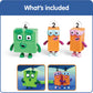 hand2mind Numberblock Four and the Terrible Twos, Cartoon Action Figure Set, Toy Figures, Play Figure Playsets, Small Figurines for Kids, Number Toys