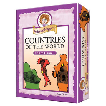 Professor Noggin Countries of the World - A Educational Trivia Based Card Game for Kids
