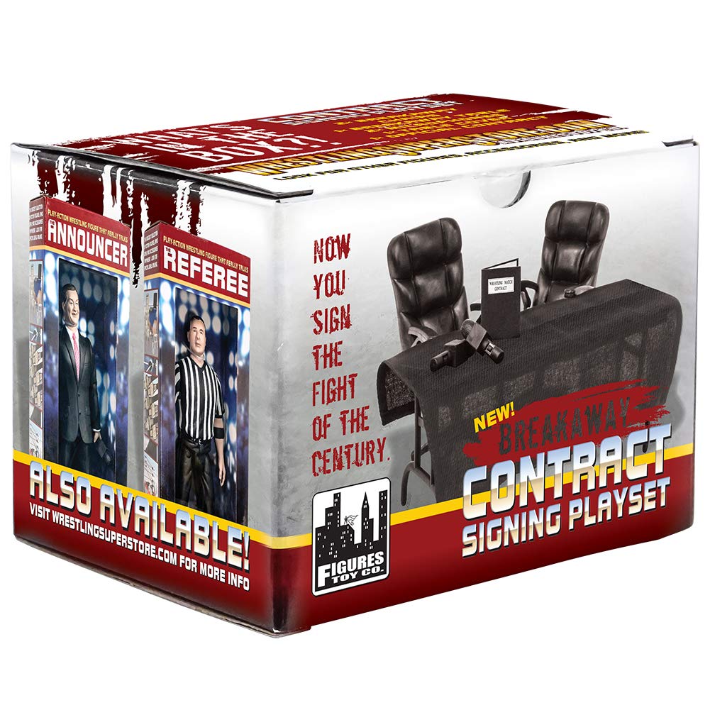 Breakable Contract Signing Playset for Wrestling Action Figures