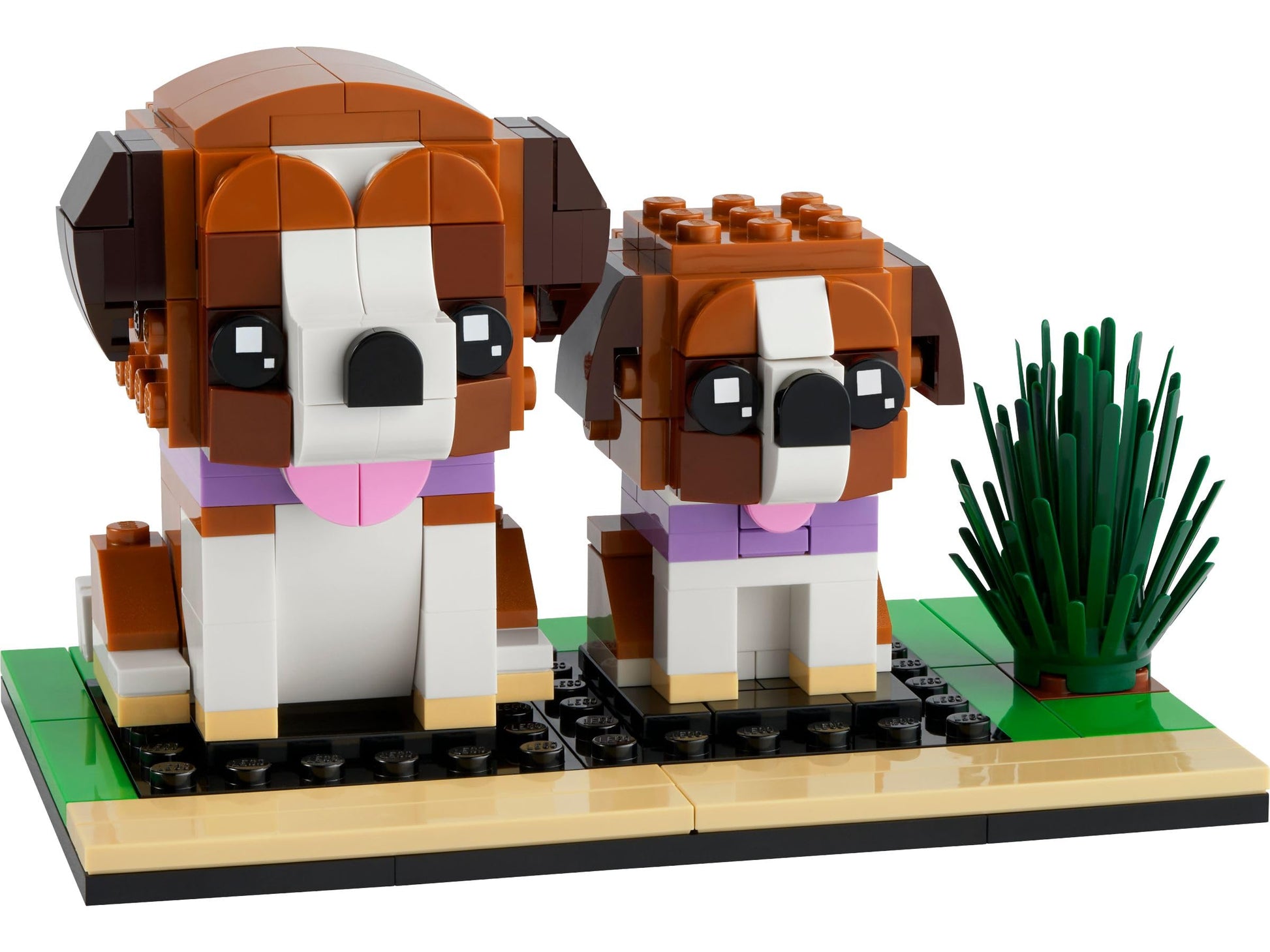 Lego BrickHeadz Saint Bernard Dog and Puppy Set 40543