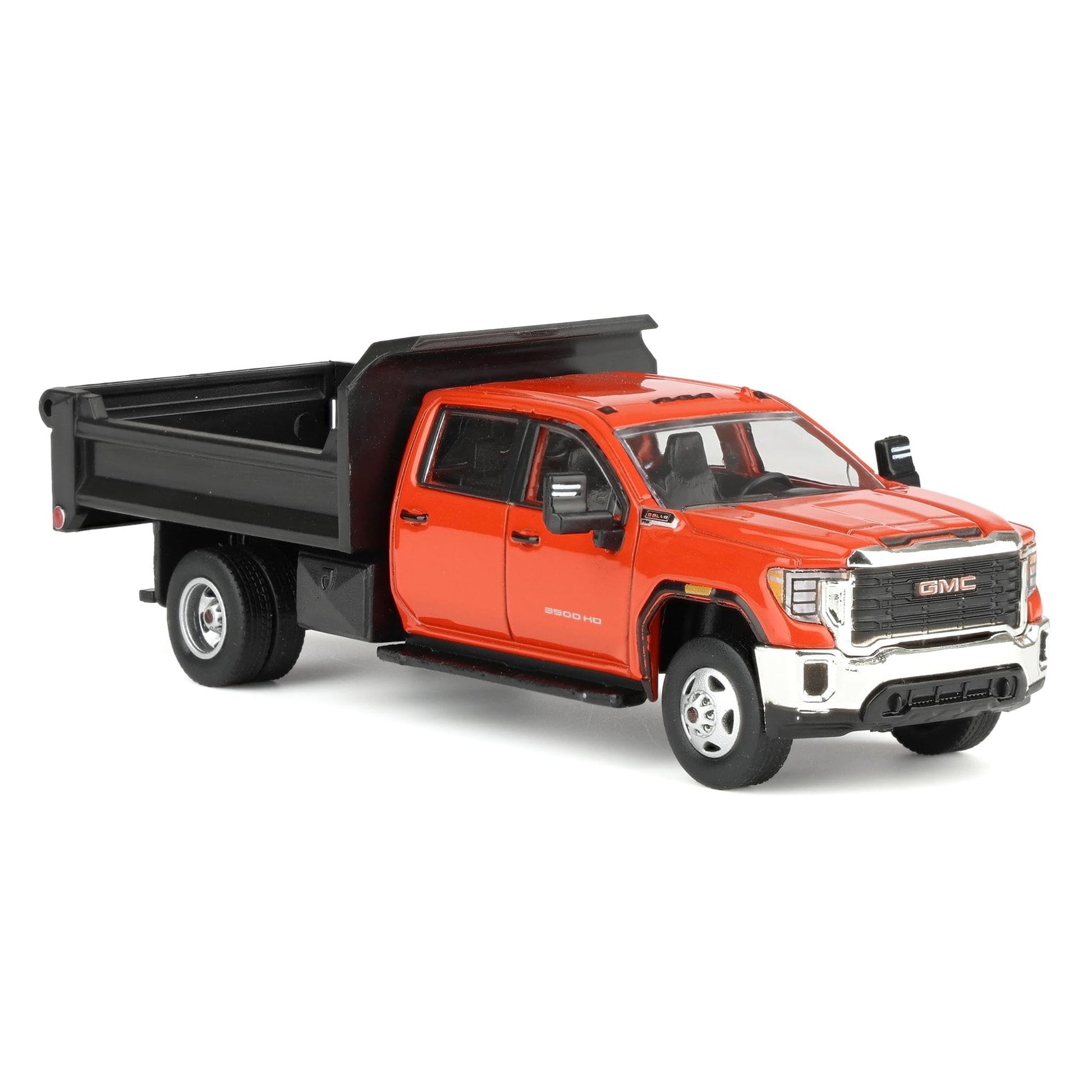 1/64 2022 GMC Sierra 3500HD with Dump Bed Cardinal Red Diecast Exclusive 51563-B