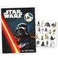 75 Pcs Star Wars Temporary Tattoos for Boys Girls Bundle