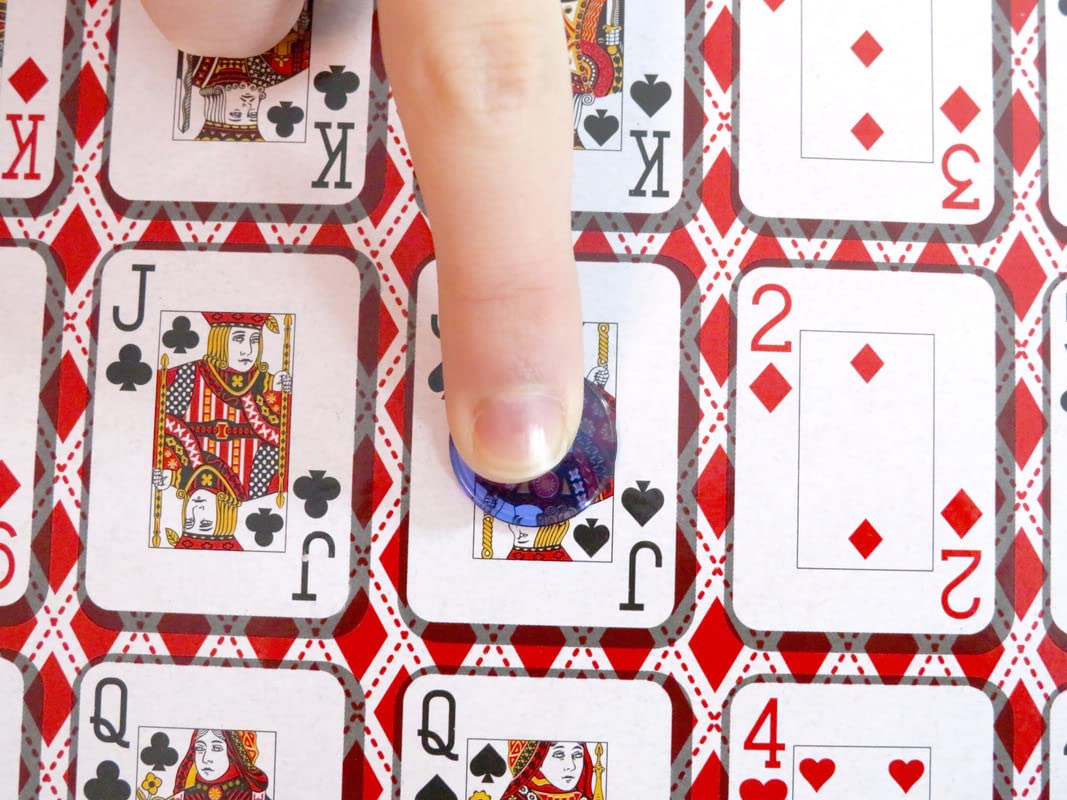 Regal Games - Poker Keeno Bulk Game Set - Includes 36 Two-Sided Boards, 600 Scoring Chips, 1 Deck of Standard Poker Cards - 72 Unique Board Layouts