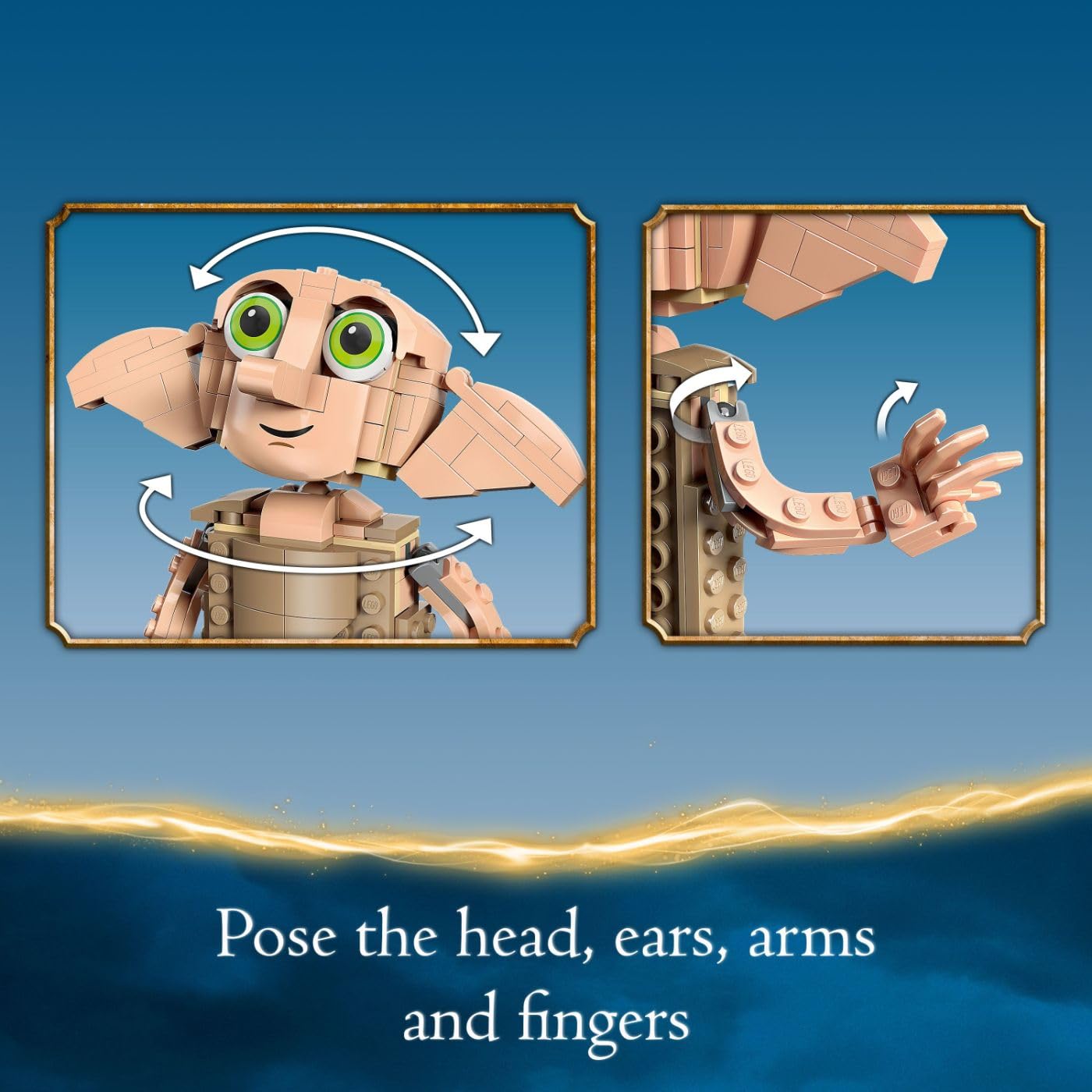 LEGO Harry Potter Dobby The House-Elf Building Toy Set, Build and Display Model of a Beloved Character from The Harry Potter Franchise, for 8 Year Old