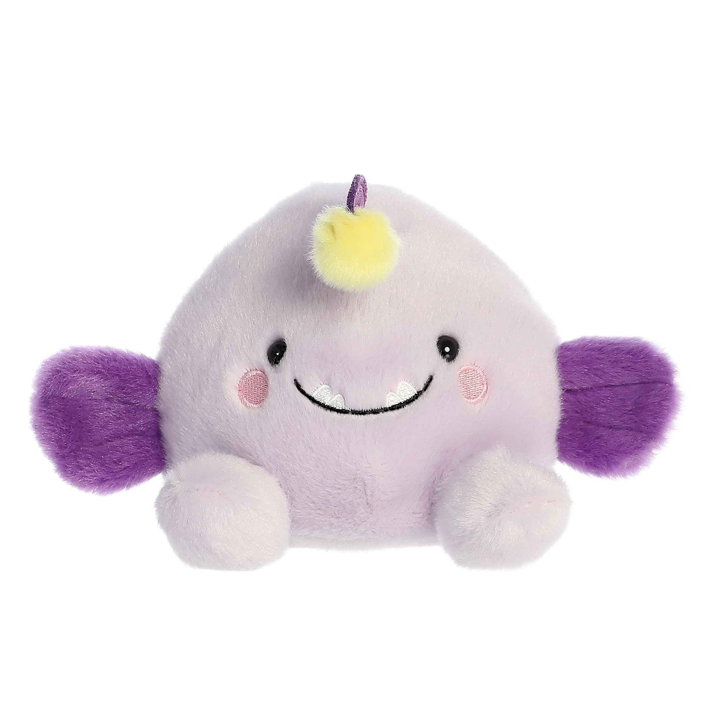 Aurora® Adorable Palm Pals™ Blinky Angler Fish™ Stuffed Animal - Fun Collectible Plush for Kids and Adult Collectors - Perfect for Decorating Rooms