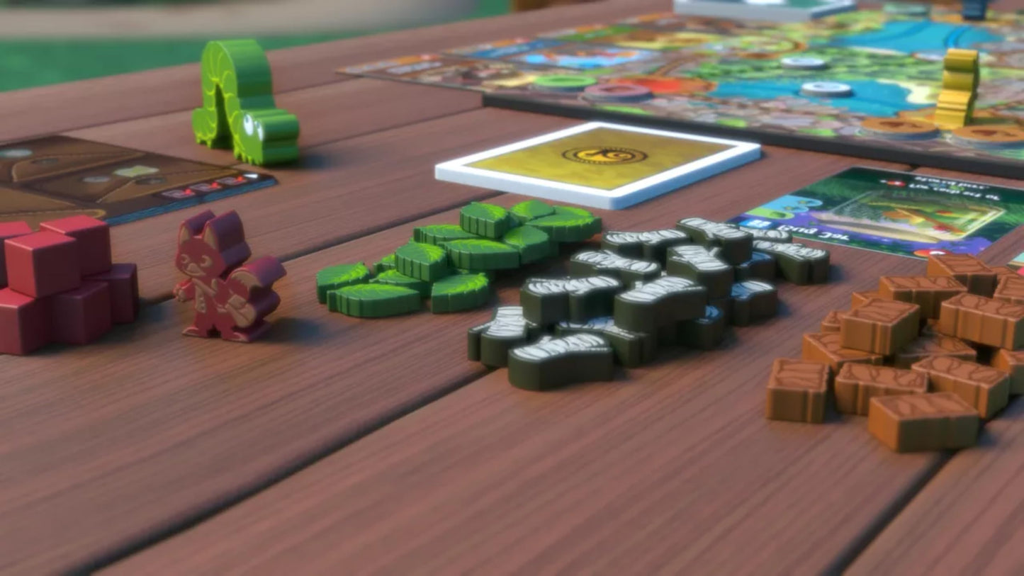 Maple Valley Board Game - Strategy Board Game with Forest Critters at a Spring Festival