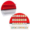 AUFGELD Display Compatible with Funko Bitty Poke-Moong Series, Organizing Stand for Bitty Pop, Wallmountable Floating Shelf, Displays 31 Bitty Pops