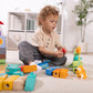 Melissa & Doug Blockables Dinosaur Wooden Building Block Toy Set