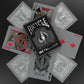 Bicycle Black and Silver Metalluxe Playing Cards - Premium Foil Metalluxe Deck- Classic Poker Size, Collectible Luxury Design, Great for Game Night