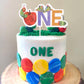 Hungry Caterpillar 1st Birthday Cake Topper - Hungry Caterpillar 1st Birthday Decorations, Hungry Caterpillar Themed Birthday Party, Baby Shower Party