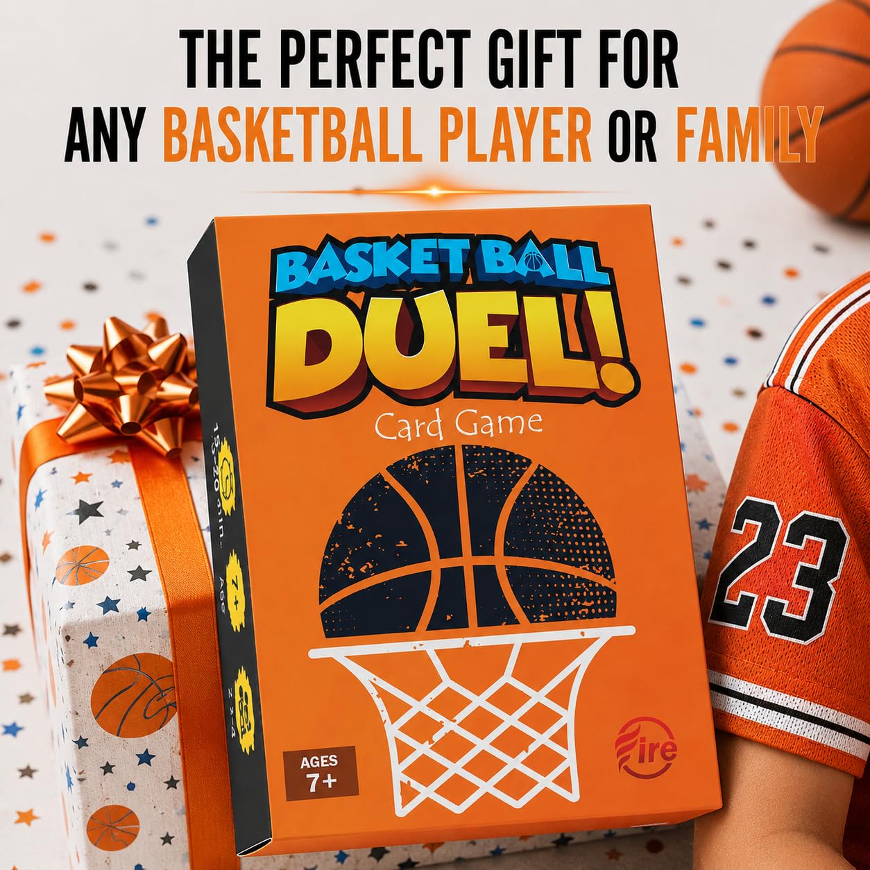 Basketball Duel! Basketball Card Game, Gift for Boys & Families Ages 7+