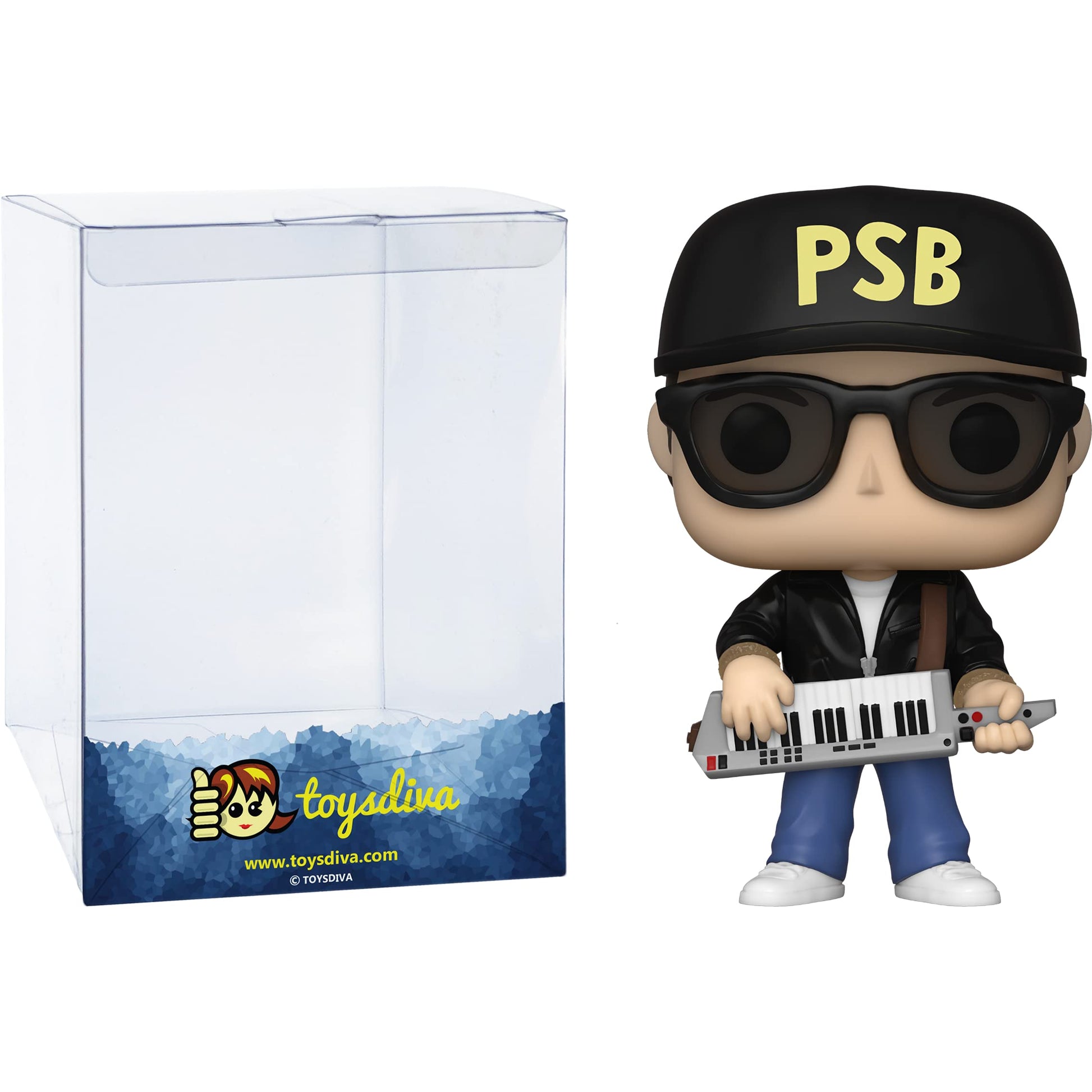Chris L o w e : P o p ! Rocks Vinyl Figurine Bundle with 1 Compatible 'ToysDiva' Graphic Protector (191-41208 - B)