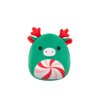 Squishmallows Original 5in Zumir The Green Moose with Peppermint Swirl Belly - Official Jazwares Plush (Little)