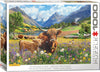 Highland Cows, Artist Series, Eurographics Jigsaw Puzzles, 1000 pcs