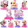 Little Miss Threenager Birthday Decorations: 9Pcs Little Miss Threenager Centerpieces Threenager Birthday Decorations Girl
