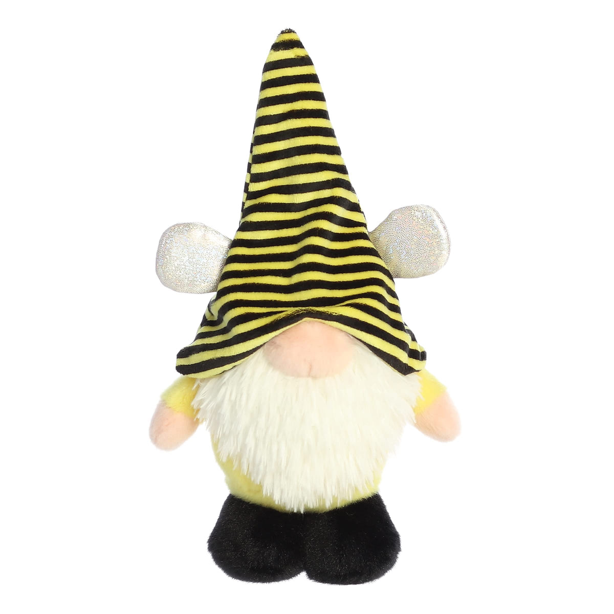 Aurora Vibrant Spring The Gnomlinis Bee Gnome Stuffed Animal - Decorative Charm - Endless Fun - Yellow 7.5 Inches