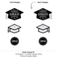 Big Dot of Happiness Graduation Cheers - 2026 Graduation Party Centerpiece Sticks - Table Toppers - Set of 15