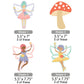 Big Dot of Happiness Let’s Be Fairies - Mushroom Decorations DIY Fairy Garden Birthday Party Essentials - Set of 20