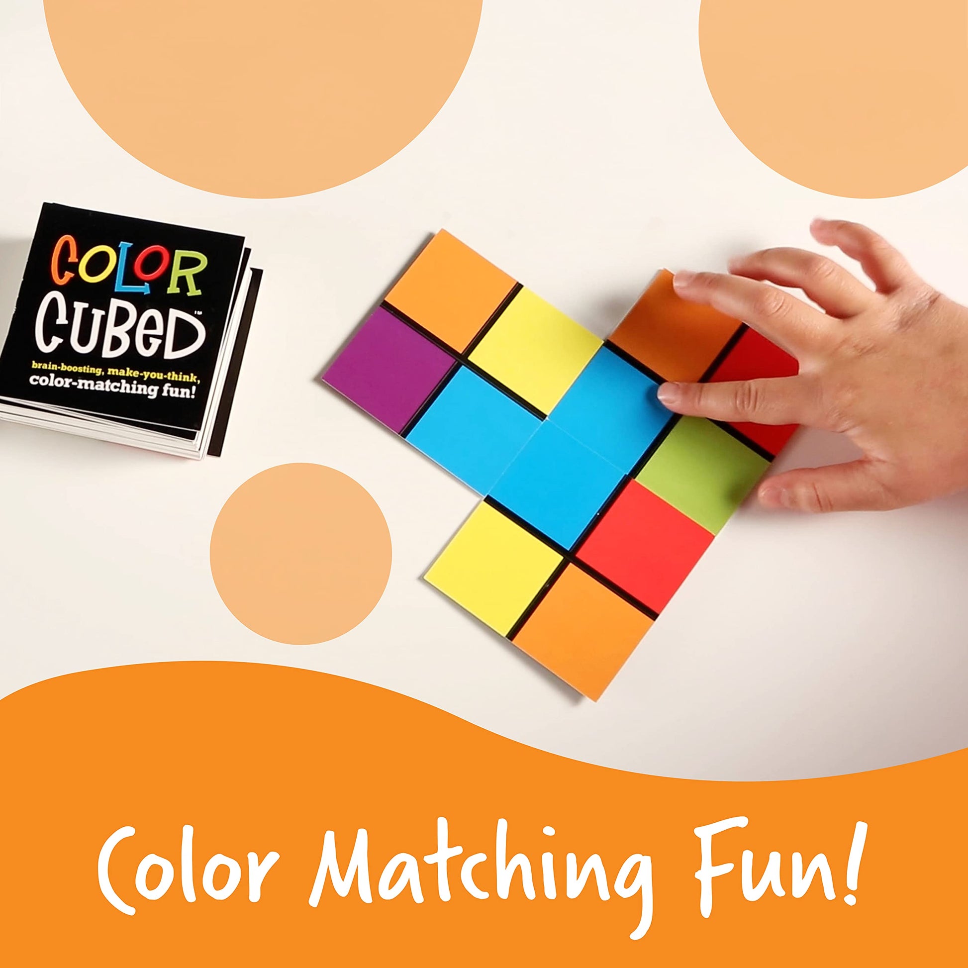 Learning Resources Color Cubed Strategy Game, Brain Boosting Matching 2-6 Players, 40 Pieces, Ages 5+