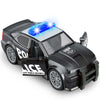 Police Car Toys for Boys 3-5 4-8 With 3 Different Flashing Lights & Sound, Side Doors Open Friction-Powered Wheels Pursuit Rescue Vehicle Light Up Toy