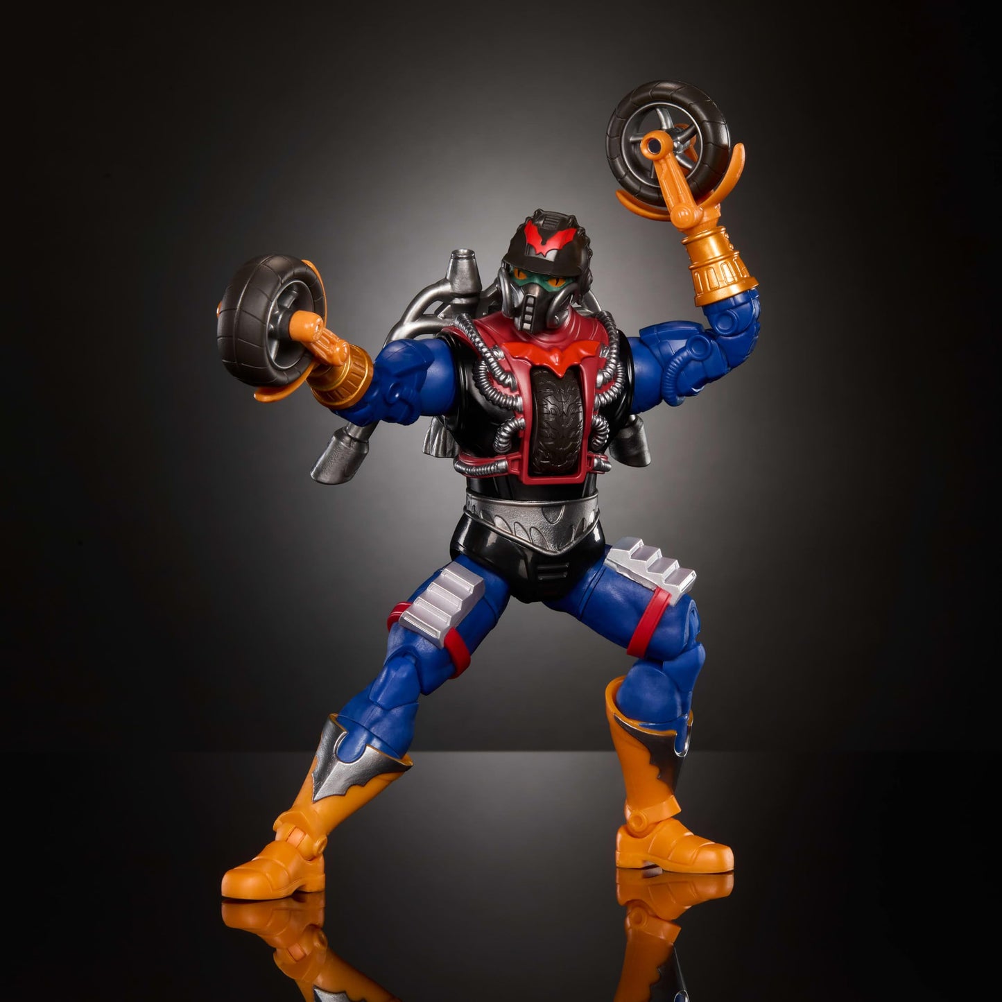 Masters of The Universe Masterverse Action Figure Dragstor New Etheria, 7 Inch Motu Toy, 30 Points Articulation, Wheel & Crossbow & Extra Hand
