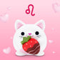 Snackles Valentine’s Edition 8-Inch Plush Toy (Kitten with Strawberry Chocolate) by ZURU - Ultra-Soft Stuffed Animal with Valentine’s Accessory